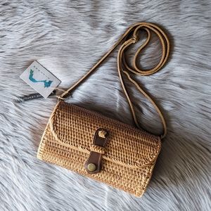 Rattan Crossbody Bag/Clutch